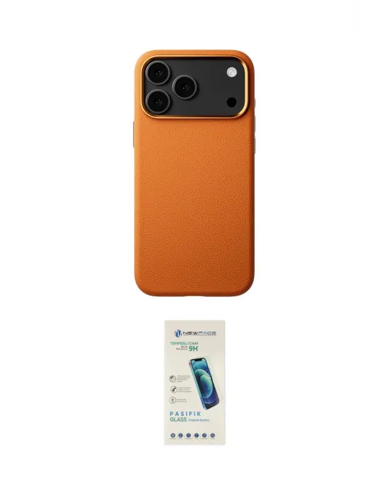 ieg™ iPhone 17 Pro Max Kılıf Zirve Modern Prime - Şeffaf Pasifik Cam Ekran Koruyucu
