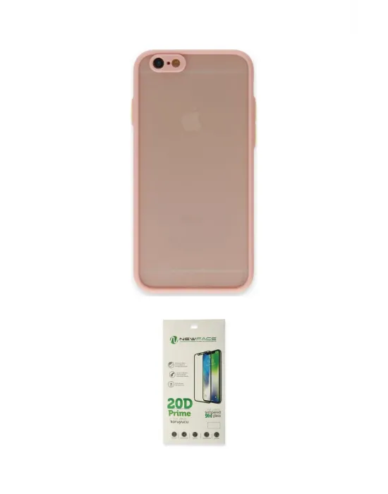 ieg™ iPhone 6 Kılıf Ahenk Çizgi Serisi - Siyah 20D Premium Cam Ekran Koruyucu