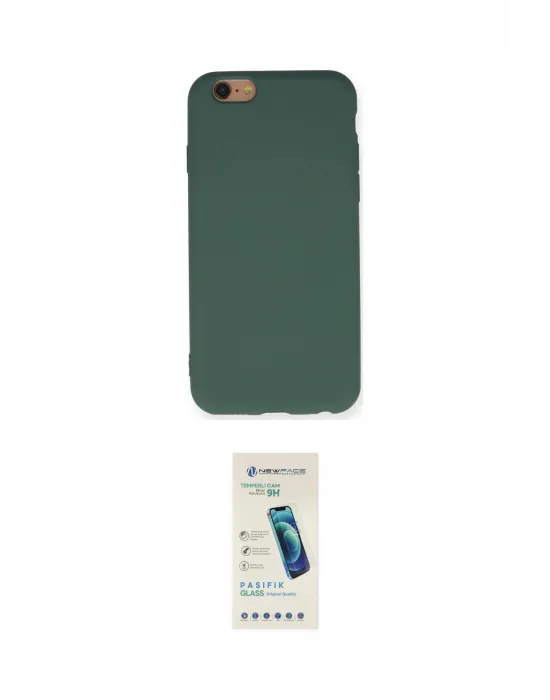 ieg™ iPhone 6 Kılıf Ahenk Serisi - Şeffaf Pasifik Cam Ekran Koruyucu