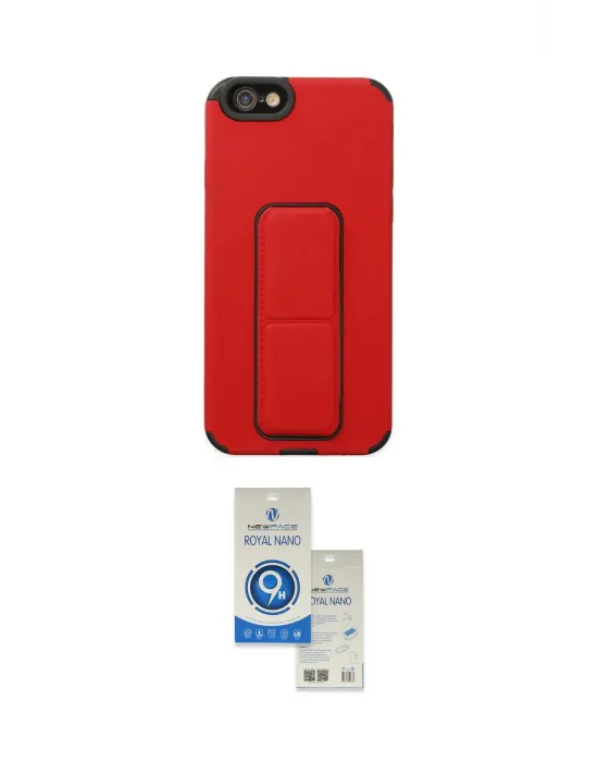 ieg™ iPhone 6 Kılıf Çekirdek Yansıma - Şeffaf Royal Nano Ekran Koruyucu
