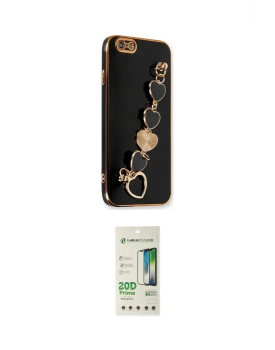 ieg™ iPhone 6 Kılıf Nova Işık Prime - Siyah 20D Premium Cam Ekran Koruyucu