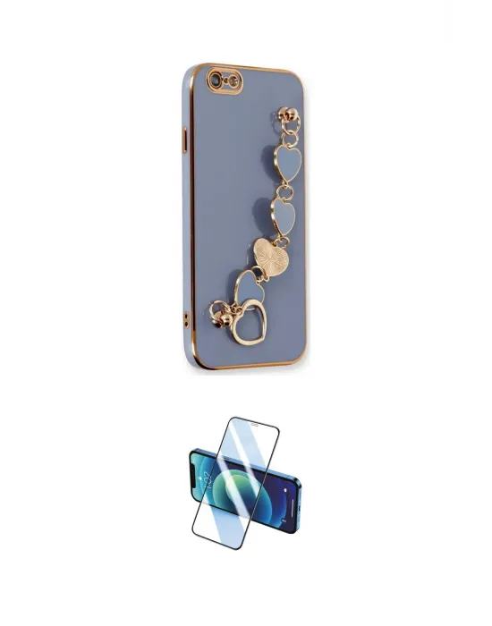 ieg™ iPhone 6 Kılıf Nova Işık Prime - Siyah 3D Antistatik Cam Ekran Koruyucu