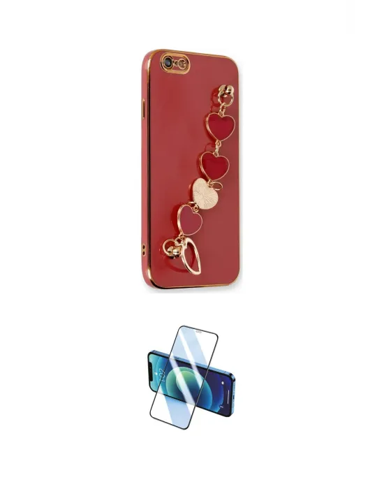 ieg™ iPhone 6 Kılıf Nova Işık Prime - Siyah 3D Antistatik Cam Ekran Koruyucu