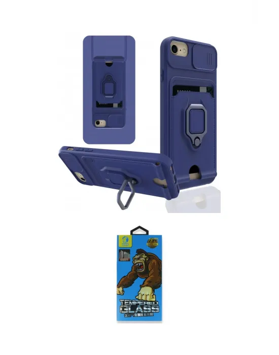 ieg™ iPhone 6 Kılıf Vadi Form Prime - Beyaz 18D Cam Ekran Koruyucu