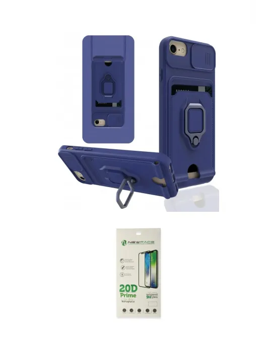 ieg™ iPhone 6 Kılıf Vadi Form Prime - Siyah 20D Premium Cam Ekran Koruyucu