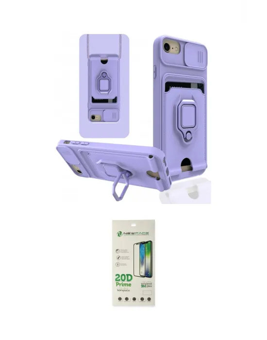 ieg™ iPhone 6 Kılıf Vadi Form Prime - Siyah 20D Premium Cam Ekran Koruyucu