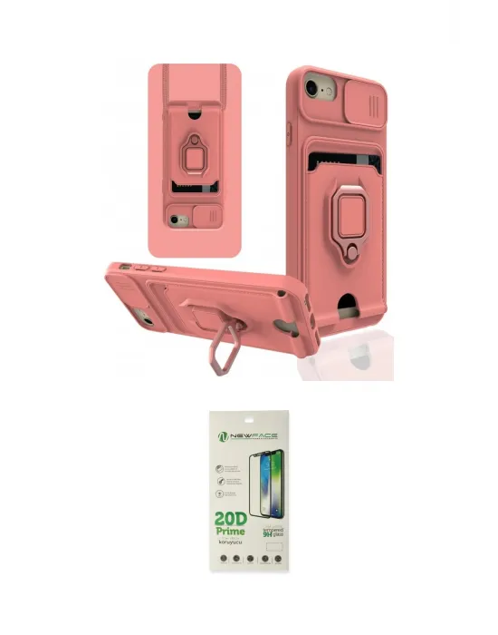 ieg™ iPhone 6 Kılıf Vadi Form Prime - Siyah 20D Premium Cam Ekran Koruyucu