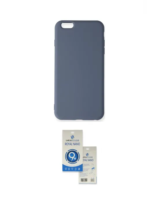 ieg™ iPhone 6 Plus Kılıf Ahenk Serisi - Şeffaf Royal Nano Ekran Koruyucu