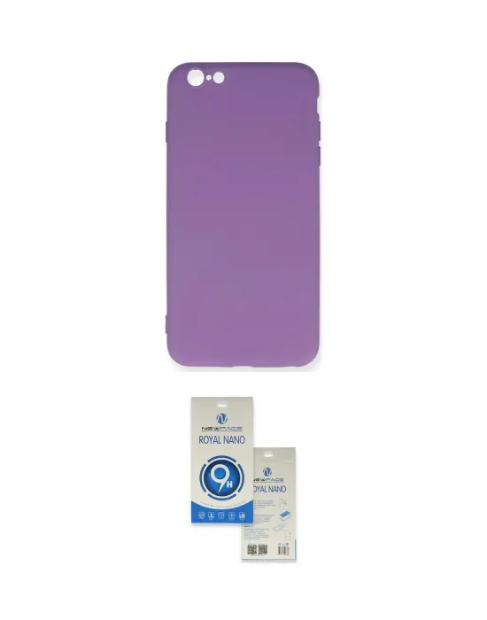 ieg™ iPhone 6 Plus Kılıf Ahenk Serisi - Şeffaf Royal Nano Ekran Koruyucu