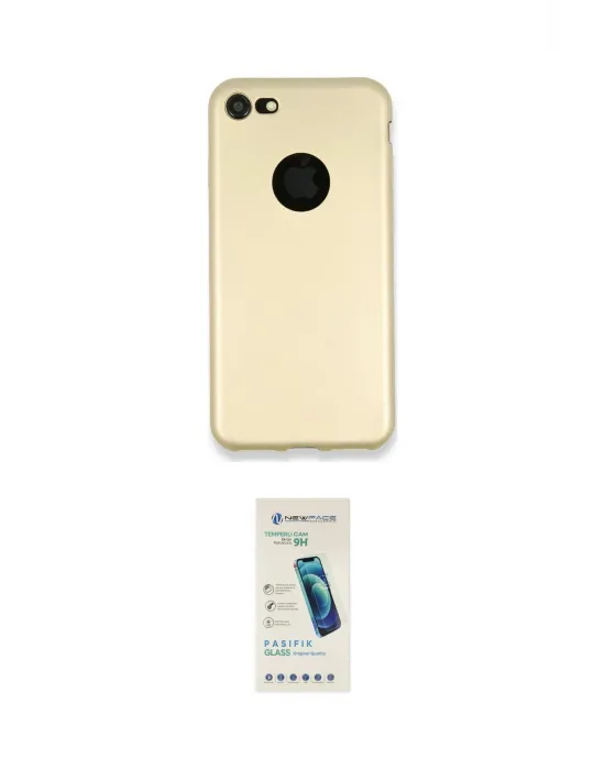 ieg™ iPhone 7 Kılıf Kozmos Yansıma Özel Seri - Şeffaf Pasifik Cam Ekran Koruyucu