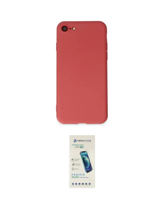 ieg™ iPhone 7 Kılıf Kozmos Yansıma Özel Seri - Şeffaf Pasifik Cam Ekran Koruyucu
