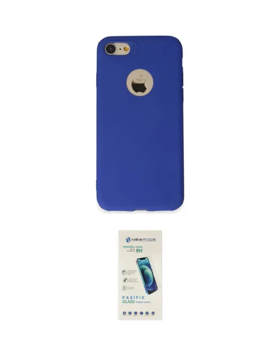 ieg™ iPhone 7 Kılıf Kozmos Yansıma Özel Seri - Şeffaf Pasifik Cam Ekran Koruyucu