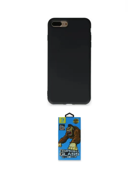 ieg™ iPhone 7 Plus Kılıf Ahenk Serisi - Beyaz 18D Cam Ekran Koruyucu