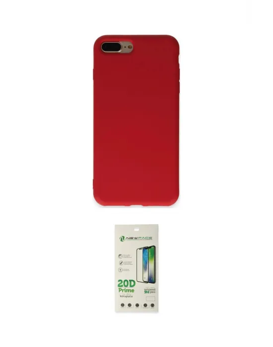 ieg™ iPhone 7 Plus Kılıf Ahenk Serisi - Siyah 20D Premium Cam Ekran Koruyucu
