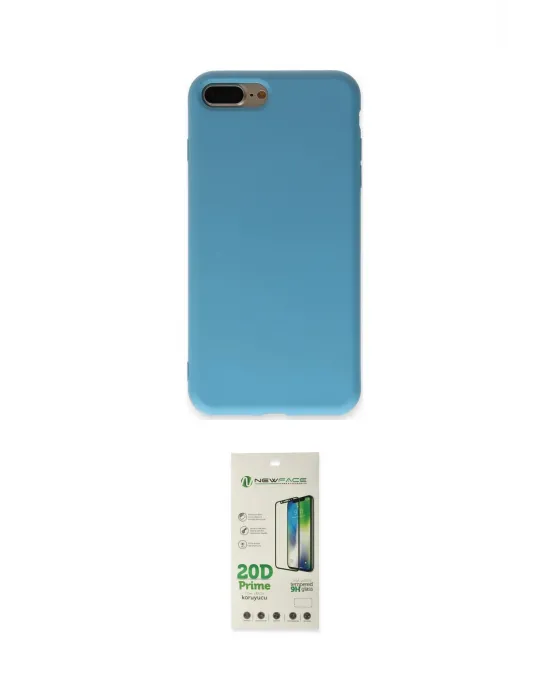 ieg™ iPhone 7 Plus Kılıf Ahenk Serisi - Siyah 20D Premium Cam Ekran Koruyucu