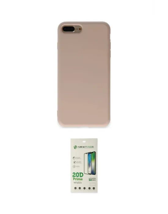 ieg™ iPhone 7 Plus Kılıf Ahenk Serisi - Siyah 20D Premium Cam Ekran Koruyucu
