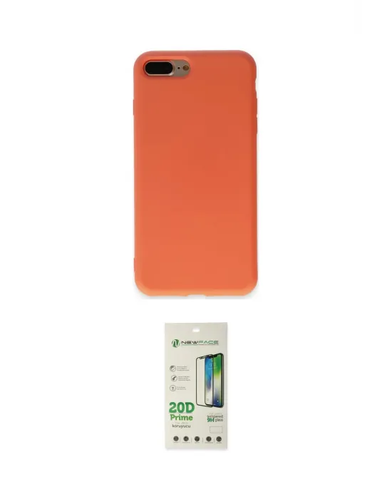 ieg™ iPhone 7 Plus Kılıf Ahenk Serisi - Siyah 20D Premium Cam Ekran Koruyucu