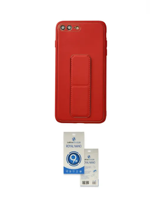 ieg™ iPhone 7 Plus Kılıf Akış Doku - Şeffaf Royal Nano Ekran Koruyucu