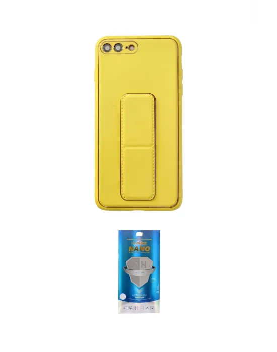 ieg™ iPhone 7 Plus Kılıf Akış Doku - Şeffaf Royal Nano Ekran Koruyucu