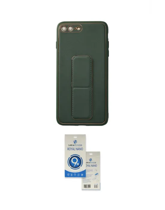 ieg™ iPhone 7 Plus Kılıf Akış Doku - Şeffaf Royal Nano Ekran Koruyucu