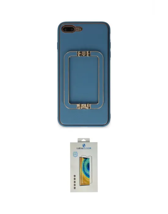 ieg™ iPhone 7 Plus Kılıf Kozmos Minimal Prime - Beyaz Polymer Nano Ekran Koruyucu