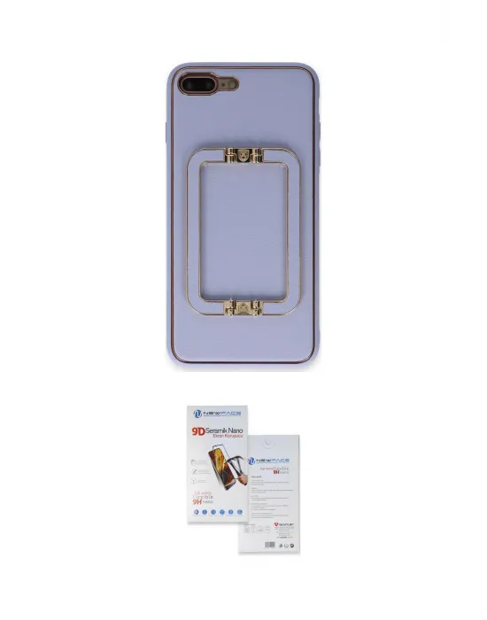 ieg™ iPhone 7 Plus Kılıf Kozmos Minimal Prime - Siyah Seramik Nano Ekran Koruyucu