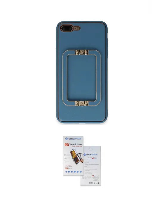 ieg™ iPhone 7 Plus Kılıf Kozmos Minimal Prime - Siyah Seramik Nano Ekran Koruyucu