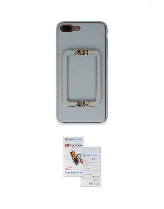 ieg™ iPhone 7 Plus Kılıf Kozmos Minimal Prime - Siyah Seramik Nano Ekran Koruyucu