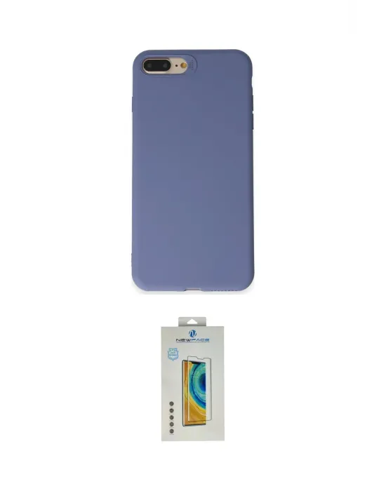 ieg™ iPhone 7 Plus Kılıf Kozmos Yansıma Özel Seri - Siyah Polymer Nano Ekran Koruyucu
