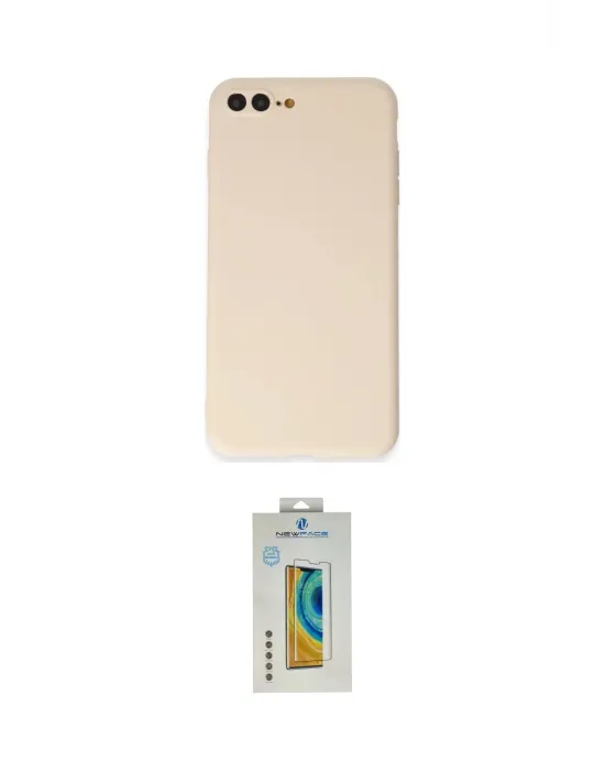 ieg™ iPhone 7 Plus Kılıf Kozmos Yansıma Özel Seri - Siyah Polymer Nano Ekran Koruyucu