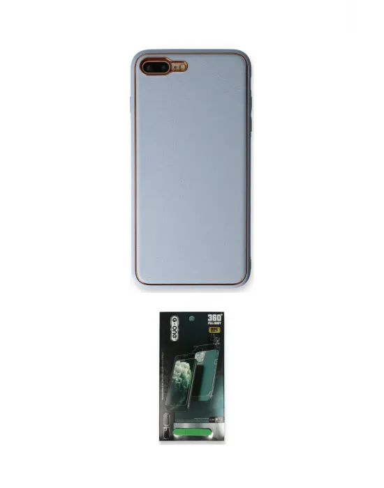 ieg™ iPhone 7 Plus Kılıf Yadigar Klasik - Şeffaf 360 Full Body Arka Koruyucu