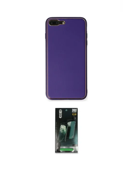 ieg™ iPhone 7 Plus Kılıf Yadigar Klasik - Şeffaf 360 Full Body Arka Koruyucu