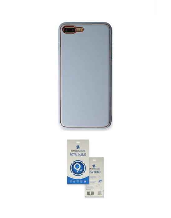 ieg™ iPhone 7 Plus Kılıf Yadigar Klasik - Şeffaf Royal Nano Ekran Koruyucu