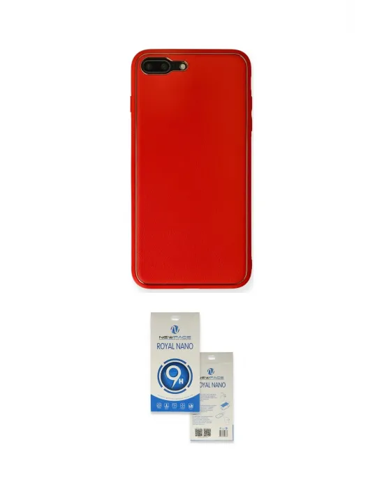 ieg™ iPhone 7 Plus Kılıf Yadigar Klasik - Şeffaf Royal Nano Ekran Koruyucu