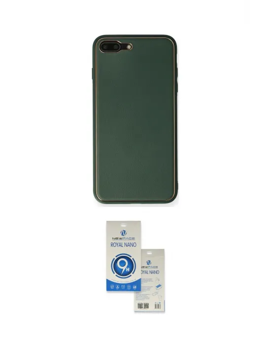 ieg™ iPhone 7 Plus Kılıf Yadigar Klasik - Şeffaf Royal Nano Ekran Koruyucu