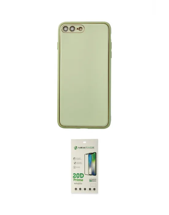 ieg™ iPhone 7 Plus Kılıf Yadigar Klasik - Siyah 20D Premium Cam Ekran Koruyucu