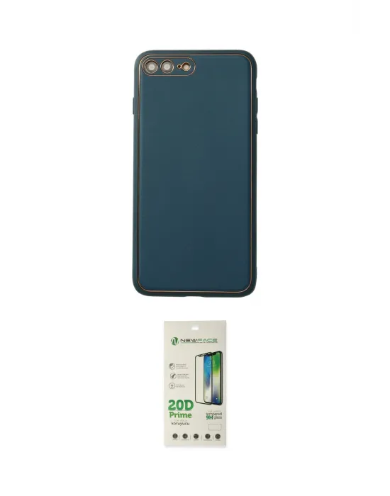 ieg™ iPhone 7 Plus Kılıf Yadigar Klasik - Siyah 20D Premium Cam Ekran Koruyucu