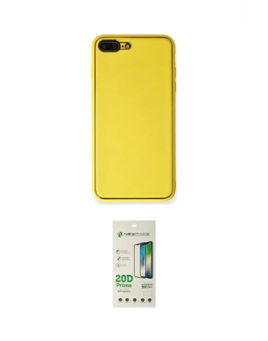 ieg™ iPhone 7 Plus Kılıf Yadigar Klasik - Siyah 20D Premium Cam Ekran Koruyucu