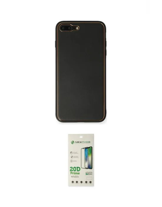 ieg™ iPhone 7 Plus Kılıf Yadigar Klasik - Siyah 20D Premium Cam Ekran Koruyucu