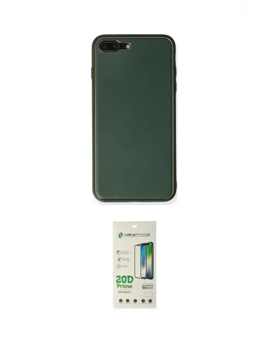 ieg™ iPhone 7 Plus Kılıf Yadigar Klasik - Siyah 20D Premium Cam Ekran Koruyucu