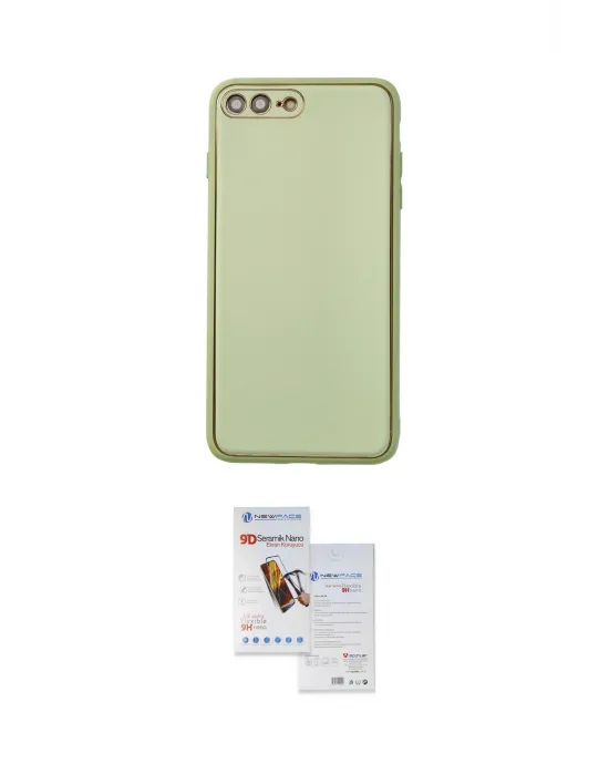 ieg™ iPhone 7 Plus Kılıf Yadigar Klasik - Siyah Seramik Nano Ekran Koruyucu