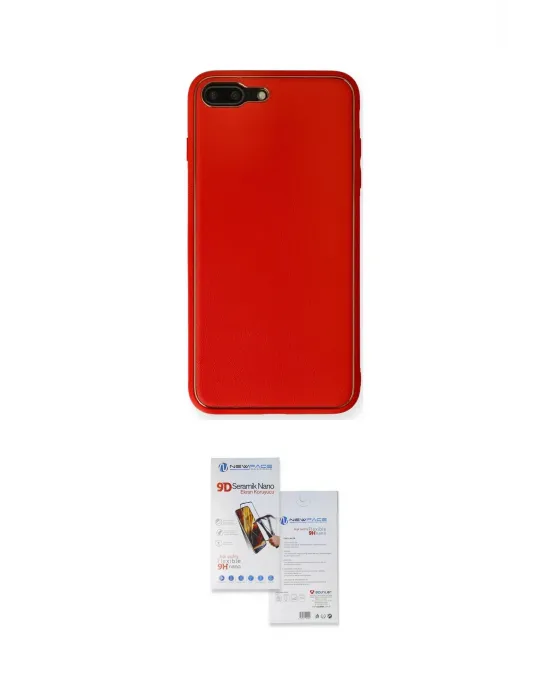 ieg™ iPhone 7 Plus Kılıf Yadigar Klasik - Siyah Seramik Nano Ekran Koruyucu