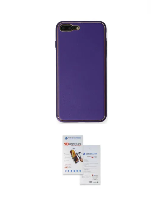 ieg™ iPhone 7 Plus Kılıf Yadigar Klasik - Siyah Seramik Nano Ekran Koruyucu
