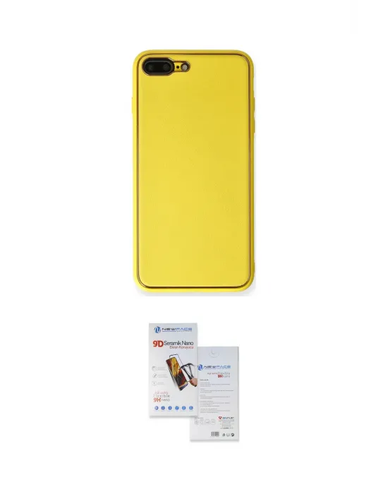 ieg™ iPhone 7 Plus Kılıf Yadigar Klasik - Siyah Seramik Nano Ekran Koruyucu