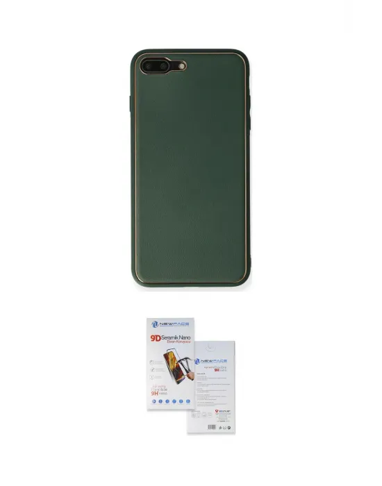 ieg™ iPhone 7 Plus Kılıf Yadigar Klasik - Siyah Seramik Nano Ekran Koruyucu