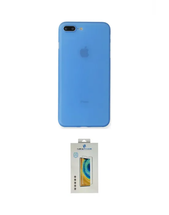 ieg™ iPhone 7 Plus Kılıf Yadigar Yansıma Serisi - Siyah Polymer Nano Ekran Koruyucu