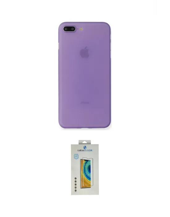 ieg™ iPhone 7 Plus Kılıf Yadigar Yansıma Serisi - Siyah Polymer Nano Ekran Koruyucu