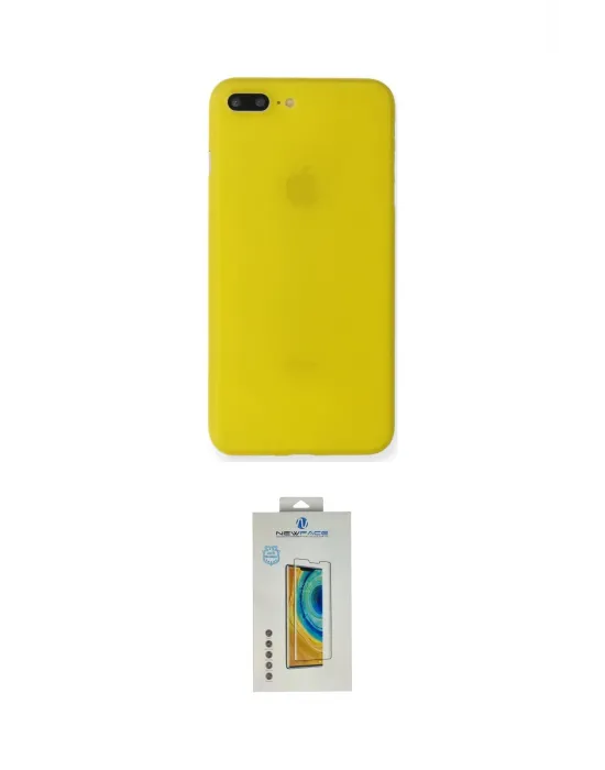 ieg™ iPhone 7 Plus Kılıf Yadigar Yansıma Serisi - Siyah Polymer Nano Ekran Koruyucu