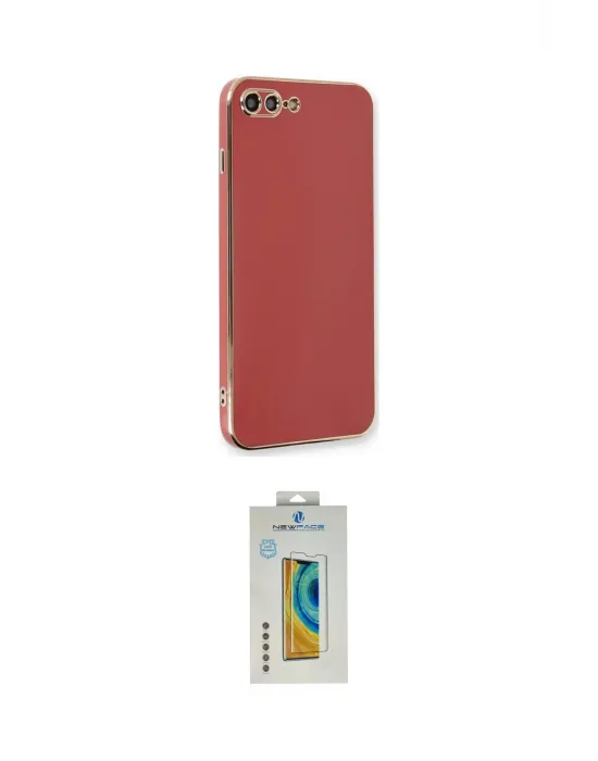 ieg™ iPhone 7 Plus Kılıf Yankı Serisi - Beyaz Polymer Nano Ekran Koruyucu