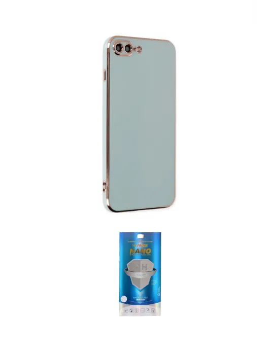 ieg™ iPhone 7 Plus Kılıf Yankı Serisi - Şeffaf Royal Nano Ekran Koruyucu